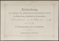 Unbekannt an Otto Ribbeck (Leipzig, 1890-02-08)