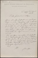 Heinrich Leberecht Fleischer an Friedrich Zarncke (Leipzig, 1878-04-03)