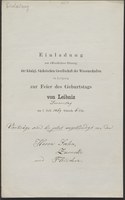 Unbekannt an Friedrich Zarncke (Leipzig, 1869-07-01)