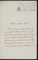 Albert Socin an Heinrich Leberecht Fleischer (Tübingen, 1884-08-07)