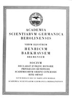 Ernennungsurkunde als Mitglied der Berliner Akademie der Wissenschaften (Heinrich Barkhausen)