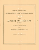 Ernennungsurkunde als ordentliches Mitglied der Königlich Sächsischen Gesellschaft der Wissenschaften (August Schmarsow)