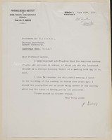 Peter Debye an Harvard University (Zürich, 1927-06-24)